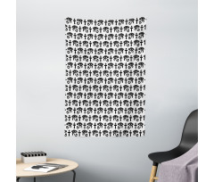 Hieroglyphic Pattern Tapestry