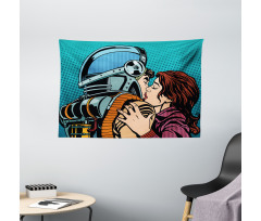 Astroauts Wife Retro Wide Tapestry
