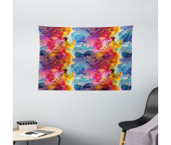 Seamless Abstract Art Wide Tapestry