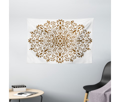 Abstract Vector Floral Wide Tapestry