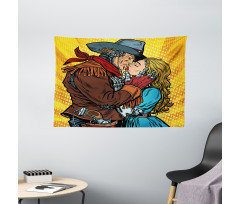 Steampunk Robots Wide Tapestry