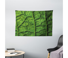 Forest Tree Leaf Texture Wide Tapestry