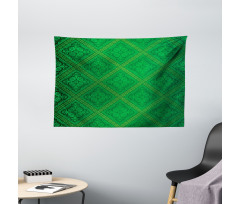 Vector Foliage Pattern Wide Tapestry