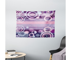 Rounds Bold Borders Wide Tapestry