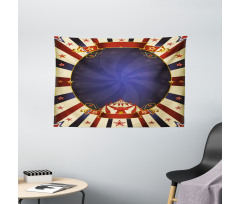 Circus Poster Image Wide Tapestry
