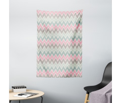 Modern Abstract Forms Tapestry