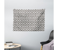 Geometric Antique Border Wide Tapestry