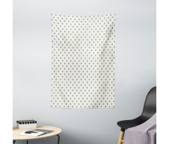 Pale Colored Dots Tapestry