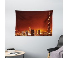 East Dubai Landscape Wide Tapestry