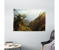 Nepal Forest Majestic Wide Tapestry