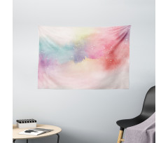 Abstract Digital Paint Wide Tapestry