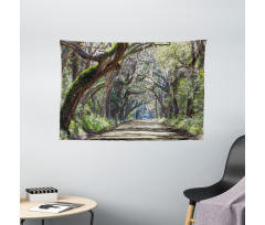 Road in Forest Carolina Wide Tapestry