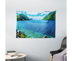 Scenic View of Palawan Wide Tapestry