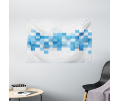 3D Mosaic Geometric Wide Tapestry