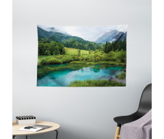 Zelenci Pond Slovenia Wide Tapestry