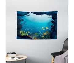 Tropical Fishes and Reefs Wide Tapestry