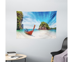 Exotic Beach Thailand Wide Tapestry