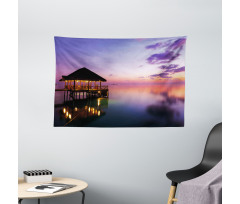 Arbor Dramatic Night Wide Tapestry
