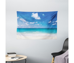 Barbados Coastline Summer Wide Tapestry