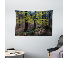 Trees Autumn Wilderness Wide Tapestry