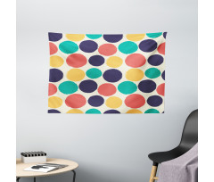 Modern Grunge Illustration Wide Tapestry