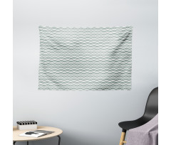 Curvy Stripes Waves Wide Tapestry