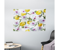 Flowers Harvest Aroma Wide Tapestry