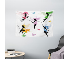 Pixie Elf Fairy Wide Tapestry
