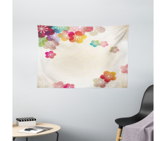 Abstract Japanese Art Wide Tapestry