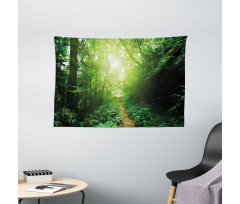 Way in Jungle of Malaysia Wide Tapestry