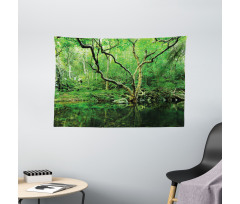 Nature Theme Jungle Wide Tapestry