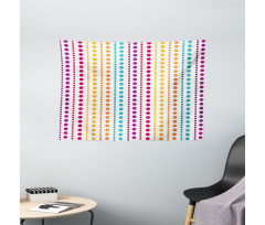 Half Toned Polka Dots Wide Tapestry