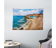 Summer Beach Spain Wide Tapestry