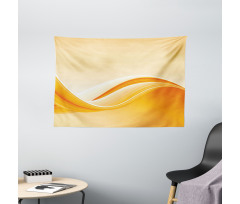 Vibrant Waved Line Wide Tapestry