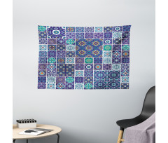 Traditional Mosaic Tile Wide Tapestry