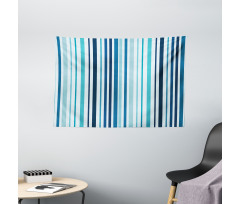 Striped Pastel Toned Wide Tapestry