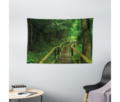 Rainforest in Thailand Wide Tapestry