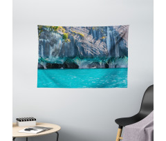 Marble Caves Chile Wide Tapestry