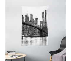 Brooklyn Bridge Sunset Tapestry