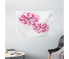 Abstract Dandelion Artwork Wide Tapestry