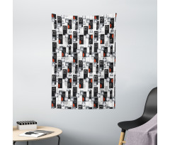 Creative Modern Shapes Tapestry