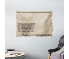 Mayan Relic Wide Tapestry