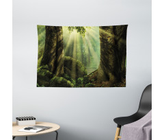 Sunbeam Moss Tree Bodies Wide Tapestry