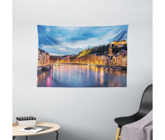 Saone River Lyon City Wide Tapestry