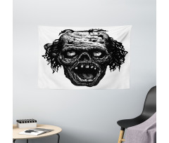 Zombie Evil Dead Man Wide Tapestry