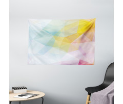 Squares and Sharp Line Wide Tapestry