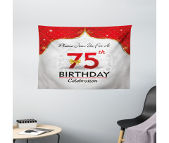 Royal Birthday Party Wide Tapestry
