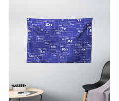 Chemistry Theme Wide Tapestry