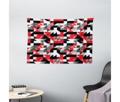 Half Triangles Square Wide Tapestry