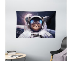 Cosmos Cluster Zodiac Wide Tapestry